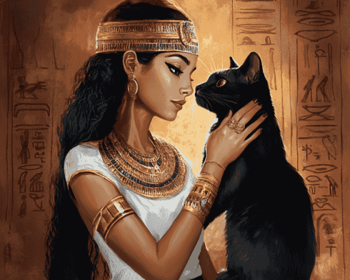 Egyptian Queen Fantasy Diamond Painting