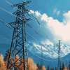 Electrical Powerlines Scenic Diamond Painting