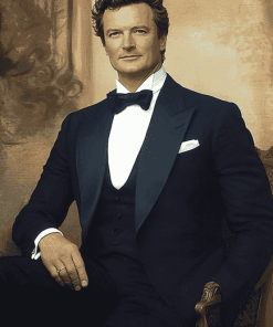 Elegant Colin Firth Diamond Painting