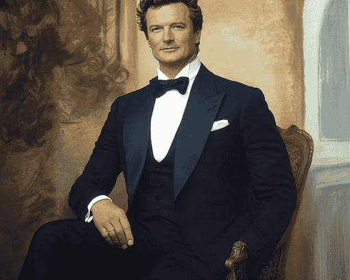 Elegant Colin Firth Diamond Painting