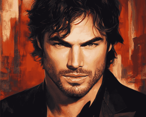 Elegant Ian Somerhalder Diamond Painting