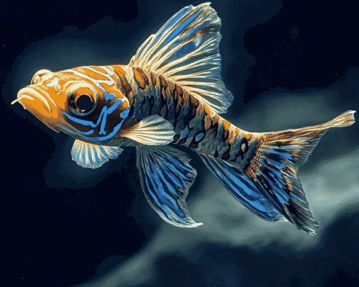 Elegant Koi Fish Diamond Painting