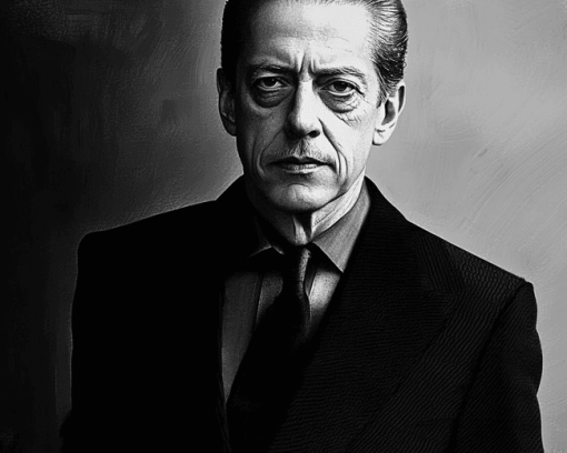 Elegant Steve Buscemi Monochrome Diamond Painting