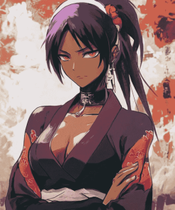 Elegant Yoruichi Shihouin Anime Diamond Painting