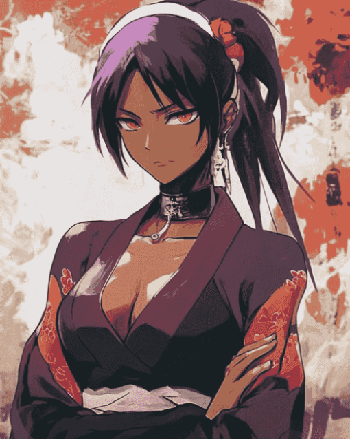 Elegant Yoruichi Shihouin Anime Diamond Painting