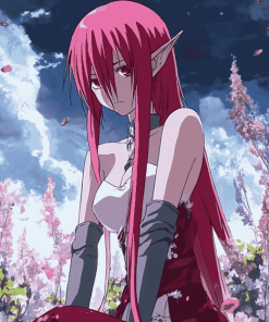 Elfen Lied Anime Diamond Painting