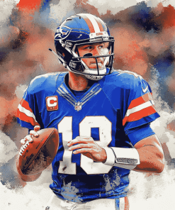 Eli Manning Famous Football Player Diamond Painting