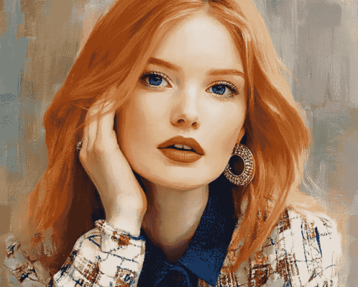 Ellie Bamber Celebrity Diamond Painting