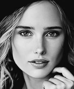 Ellyse Perry Monochrome Legend Diamond Painting