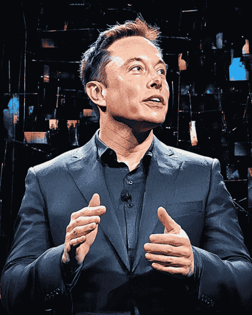 Elon Musk Innovation Diamond Painting