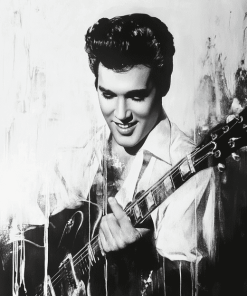 Elvis Monochrome Diamond Painting