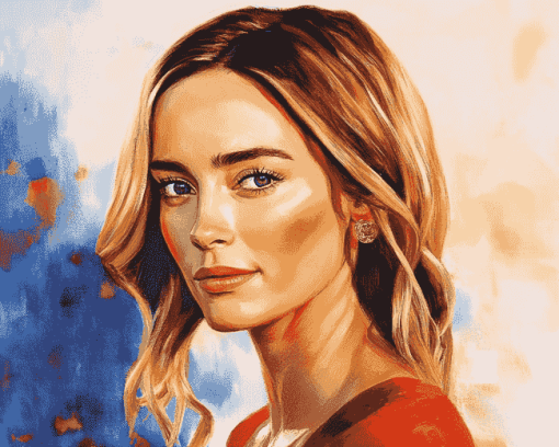 Emily Blunt Celebrity Diamond Painting