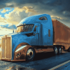 Engines Semi Truck Diamond Painting