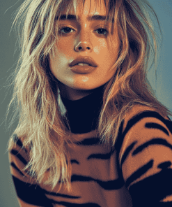 English Model Suki Waterhouse Diamond Painting