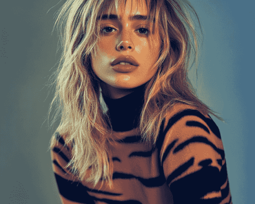 English Model Suki Waterhouse Diamond Painting