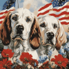 English Setter Puppy Diamond Painting