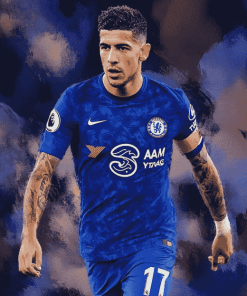 Enzo Fernández Chelsea Star Diamond Painting