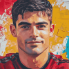 Enzo Zidane Footballer Diamond Painting