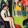 Ernst Ludwig Kirchner Vintage Women Diamond Painting