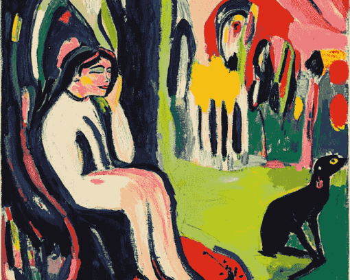 Ernst Ludwig Kirchner Vintage Women Diamond Painting