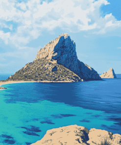 Es Vedra Island Seascape Diamond Painting