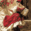 Espanol Vintage Women Diamond Painting