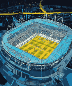 Etihad Stadium Art Diamond Painting