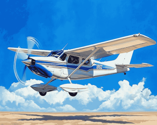 Explore Cessna 182 Aircraft Diamond Painting