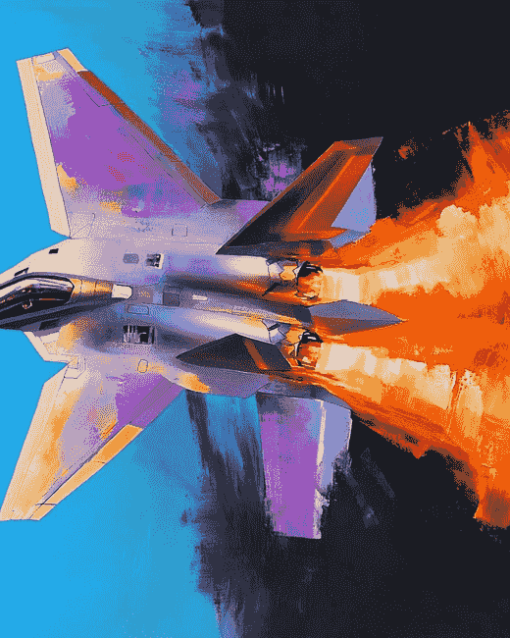 F 22 Raptor Diamond Painting