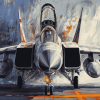 F14 Jet Engines Diamond Painting