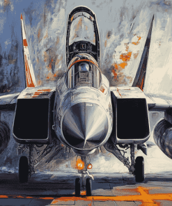 F14 Jet Engines Diamond Painting