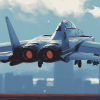 F14 Tomcat Jet Engines Diamond Painting