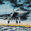 F15 Fighter Jet Diamond Painting