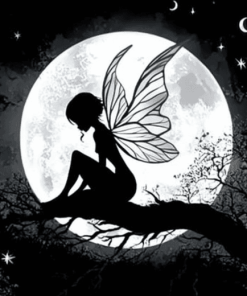 Fairy Moon Silhouette Diamond Painting