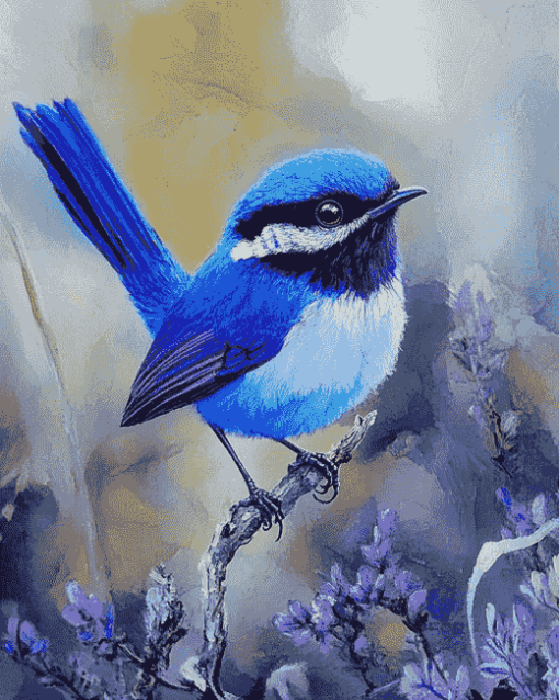 Fairy Wren Birds Diamond Painting