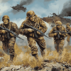 Falklands Military Diamond Painting