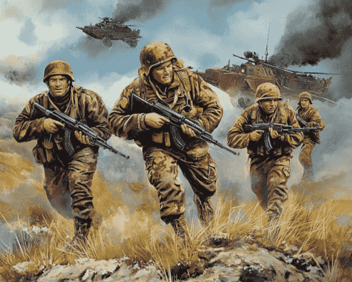 Falklands Military Diamond Painting