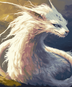 Falkor Fantasy Dragons Diamond Painting