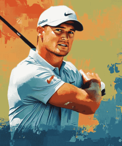 Famous Golfer Bryson Dechambeau Diamond Painting