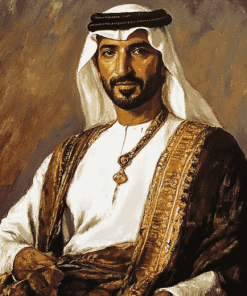 Famous Kings Sheikh Zayed Diamond Painting