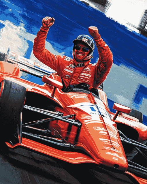 Famous Scott Dixon Cars Diamond Painting