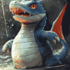 Fantasy Croconaw Pokemon Diamond Painting