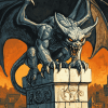 Fantasy Gargoyle Diamond Painting