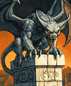 Fantasy Gargoyle Diamond Painting