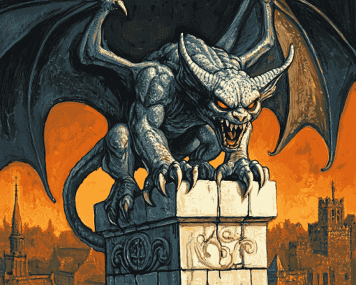 Fantasy Gargoyle Diamond Painting