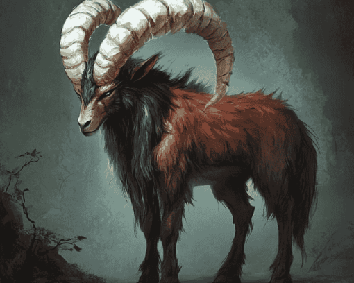 Fantasy Mouflon Art Diamond Painting