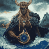 Fantasy Sea Guardian Diamond Painting