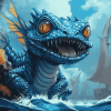 Fantasy Sea Monsters Diamond Painting