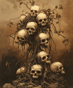 Fantasy Skull Tree Diamond Painting