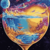 Fantasy Universe Cup Diamond Painting